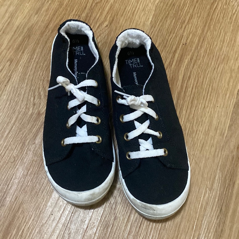 Black sneakers